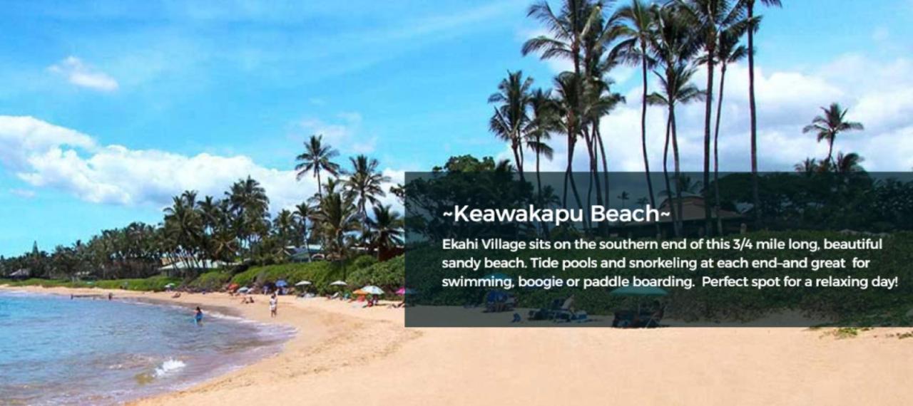 9B Ekahi Village-Studio Bath, Garden View - 1 Minute Stroll To Beach! Wailea  Exteriör bild
